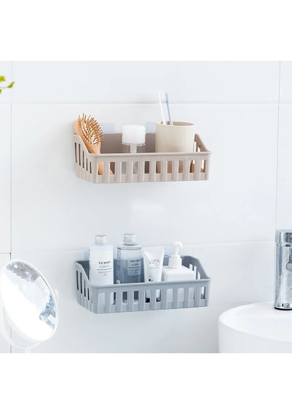 Beyaz Stil 26.5CMX12CMX9CM Banyo Rafı Banyo Yapıştırıcı Depolama Rafı Mutfak Ev Dekorasyonu Köşe Duş Rafı Raf Depolama Rafı Aksesuarları 3 Renk (Yurt Dışından) modelleri