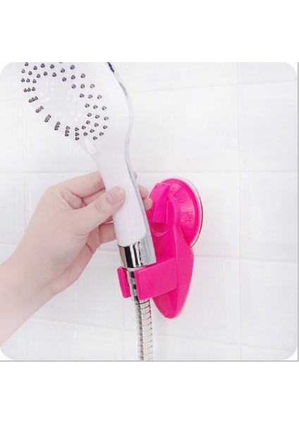 Shanhua Shop Mavi Stil 1pctop Satış Evrensel Banyo Vantuz Güçlü Emme Duş Başlığı Tutucu Braketi Banyo Duvara Montaj Vakum Duş Başlığı Tutucu (Yurt Dışından)