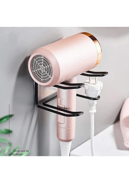 Gümüş Tarzı Yumruksuz Duvara Monte Paslanmaz Çelik Tutucu Banyo Düzenleyici Dyson Saç Kurutma Makinesi Depolama Rafı Standı Tutacağı (Yurt Dışından) fiyatları