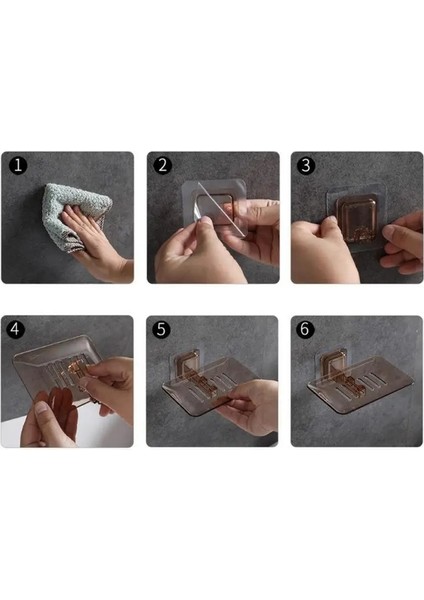 No.3 Tarzı 1 Parça Sabun Rafı Sabun Depolama Rafları Rafları Banyo Duş Sabunluk Kılıf Plaka Tepsi Konteyner Emme Sabun Kutusu Saklama Kabı (Yurt Dışından)