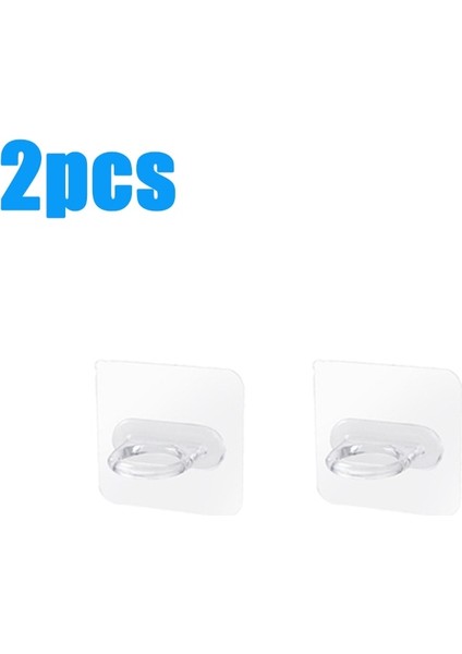 No.2 Tarzı Et Çok Fonksiyonlu Yuvarlak Kanca Raf Destek Tutacağı Dolap Duvar Rafı Yapışkanlı Kanca Mutfak Banyo Asma Raf Kancası (Yurt Dışından)