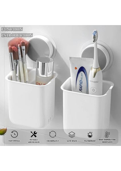 Açık Sarı Stil Banyo Kendinden Yapışkanlı Raf Diş Fırçası Raf Duş Caddy Sabunluk Duvara Monte Su Geçirmez No-Delme Organizatör Rafları (Yurt Dışından)