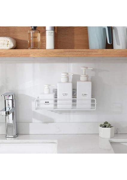 No.3 Tarzı Banyo Rafı Wc Şampuan Tutacağı Duş Rafları Duvara Monte Mutfak Depolama Sepeti Kozmetik Rafı Ev Düzenleyici Banyo Aksesuarları (Yurt Dışından)
