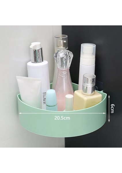 A-Stil 2 Stili Duvara Asılı Banyo Rafı Tuvalet Yapıştırıcı Şampuan Jel Depolama Sepeti Banyo Köşe Duş Rafı Başucu Çeşitli Eşyalar Saklama Kutusu (Yurt Dışından)