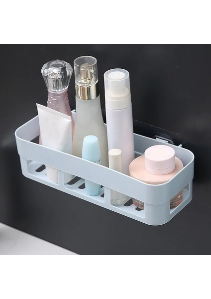 A-Stil 2 Stili Duvara Asılı Banyo Rafı Tuvalet Yapıştırıcı Şampuan Jel Depolama Sepeti Banyo Köşe Duş Rafı Başucu Çeşitli Eşyalar Saklama Kutusu (Yurt Dışından)