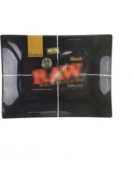 K10 Stili 7 "x 4.5" Anti-Damla Kırılmaz Paramparça Dayanıklı Kristal Temperli K Girly Özel Cam Ot Haddeleme Tepsisi Duman Aksesuarı (Yurt Dışından)