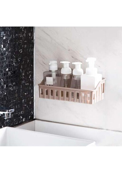 No.2 Tarzı Yenı Pratik Yapıştırılan Ev Banyo Depolama Plastik Banyo Mutfak Köşe Depolama Raf Organizatör Duş Raf Sepeti (Yurt Dışından) indirimleri