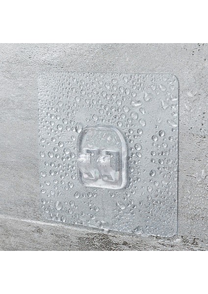 7.8x7.8cm Stili Ev Plastik Kancalar Su Geçirmez Yapışkan Kanca Mutfak Banyo Raf Sticker Yapıştırma Duvar Güçlü Yapışkanlı Kanca Askı (Yurt Dışından)