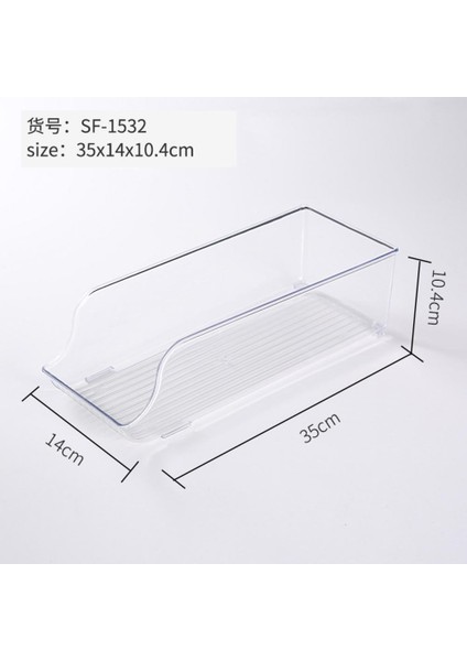 No.3 Tarzı Çok Mutfak Buzdolabı Dondurucu Space Saver Organizatör Ev Gıda Şeffaf Plastik Organizatör Konteyner Buzdolabı Saklama Kutuları (Yurt Dışından)