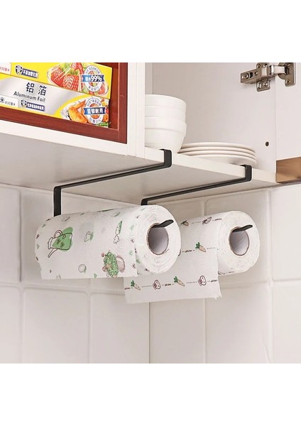 Siyah 13,5X7,8X5CM Stili Mutfak Kapı Dolabı Asılı Kağıt Rulo Havluluk Raf Depolama Rafı Tuvalet Duvara Monte Tuvalet Banyo Organizatör Aksesuarı (Yurt Dışından) fiyatları