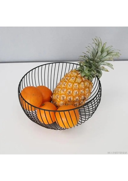 No.6 Tarzı Metal Meyve Sebze Saklama Kaseleri Mutfak Yumurta Sepetleri Tutucu Nordic Minimalism D (Yurt Dışından)