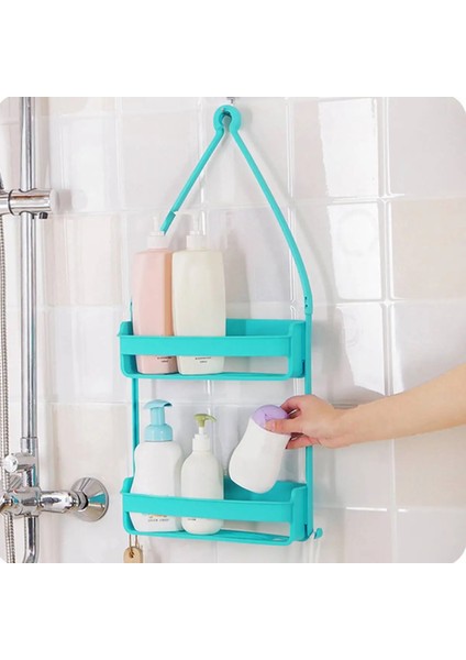 Pembe Tarzı Basit Avrupa Tarzı Mutfak Çift Katmanlı Depolama Rafları Mutfak ve Banyo Rafları Banyo Plastik Raflar Mutfak Depolama (Yurt Dışından) fırsatları