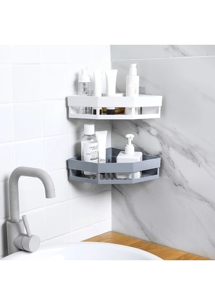 No.3 Tarzı Banyo Köşe Rafları Şampuan Tutacağı Mutfak Depolama Rafı Karışıklık Duş Düzenleyici Duvar Tutucu Ev Aksesuarları (Yurt Dışından) indirimleri