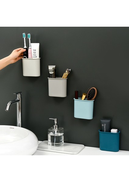 Pembe Tarzı Basit Iskandinav Tarzı Banyo Raf Depolama Şampuan Tutacağı Dikişsiz Duvara Monte Yapışkanlı Depolama Rafı Kanca Banyo Aksesuarları (Yurt Dışından) fırsatları