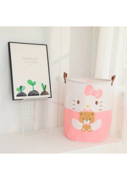 No.5 Tarzı 35CMX45CM Giyim Çamaşır Sepeti Çanta Katlanır Çamaşır Sepeti Büyük Kapasiteli Giysi Saklama Çantası Çocuk Oyuncakları Saklama Kovaları Su Geçirmez (Yurt Dışından)