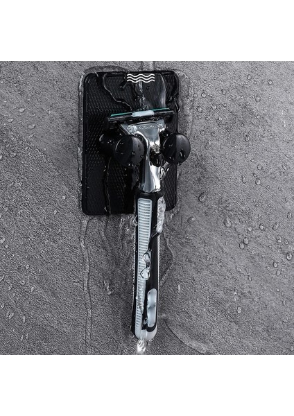 Siyah Stil 1 Parça 1 Adet Delik Ücretsiz Tıraş Jilet Tutucu Duş Banyo Erkekler Jilet Raf Mutfak Yapıştırıcı Depolama Kanca Duvar Tıraş Makinesi Askı Aracı (Yurt Dışından) fiyatları