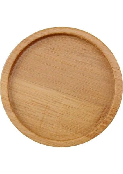 7cm Tarzı Yuvarlak Bitki Pot Tepsi Bambu Macetas Ekici Bitki Tabağı Kaktüs Bitki Pot Tepsi Modern Seramik Saksı (Yurt Dışından)