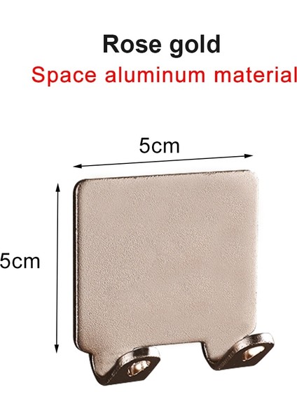 Bir Gül Altın 1 Pc Stili Pcs Punch Ücretsiz Tıraş Jilet Tutucu Erkekler Tıraş Makinesi Depolama Kanca Duvar Raf Banyo Jilet Raf Duvar Mutfak Aksesuarları (Yurt Dışından)
