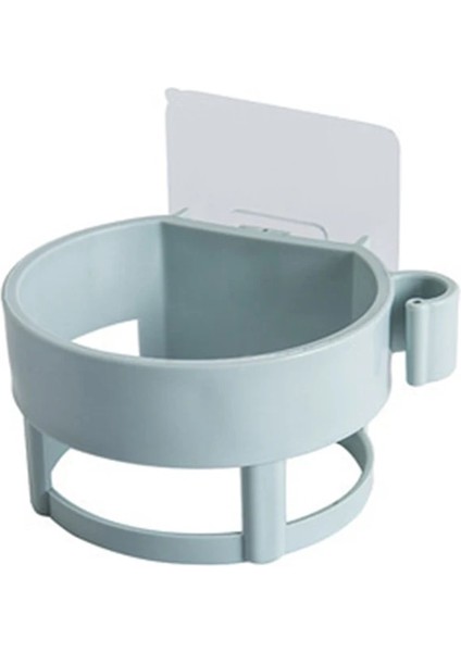 Mavi Stil Güçlü Saç Kurutma Makinesi Raf Blower Organizatör Banyo Yapıştırıcı Duvara Monte Çivi Ücretsiz Spiral Saç Kurutma Makinesi Için Stand Duvar Için Raflar (Yurt Dışından)