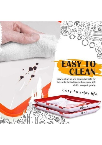 1 Adet Tarzı Servis Tepsisi Mutfak Depolama Plakası Gıda Plastik Gıda Organizatör Seti Taze Tutmak Gıda Kapak Plakaları Dekoratif Tepsi (Yurt Dışından)
