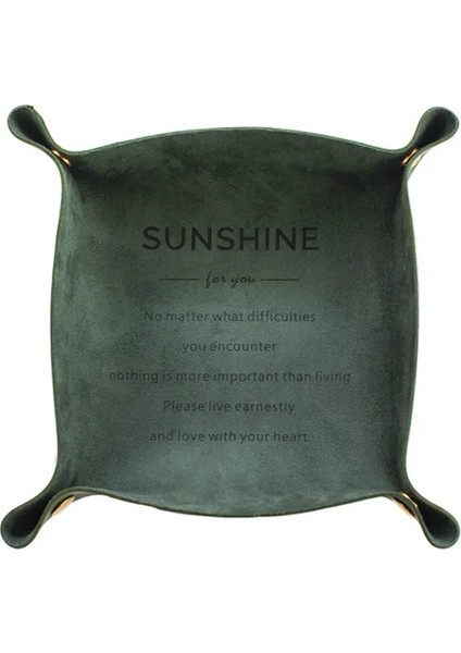 G 18X18CM Düzeltme Tokası Stili Sıcak Satış Saklama Tepsileri Kare Tepsi Için Takı Telefonu Anahtar Cüzdan Sikke Masaüstü Saklama Kutusu Çeşitli Eşyalar Kovaları Dekoratif Tepsiler (Yurt Dışından) fiyatları