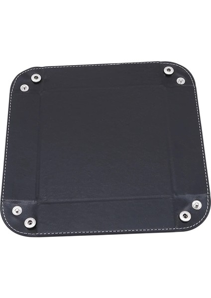 Turuncu Tarzı Creativefoldable Zar Tepsisi Pu Deri Biblo Katlanır Tepsi Katlanabilir Telefon Anahtarı Cüzdan Sikke Masaüstü Depolama Çeşitli Eşyalar Kutusu (Yurt Dışından)