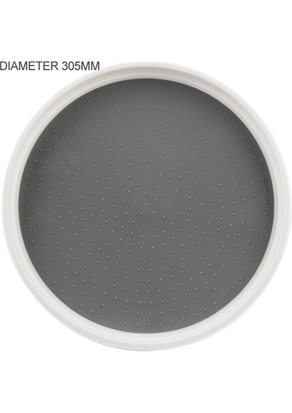 305X25MM Stili 360 Derece Dönen Kaymaz Baharatlık Dolap Döner Tabla Mutfak Depolama Organizatör Tepsisi (Yurt Dışından)