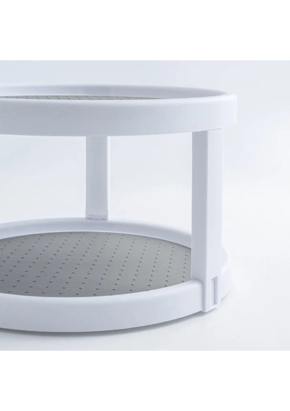 305X25MM Stili 360 Derece Dönen Kaymaz Baharatlık Dolap Döner Tabla Mutfak Depolama Organizatör Tepsisi (Yurt Dışından)
