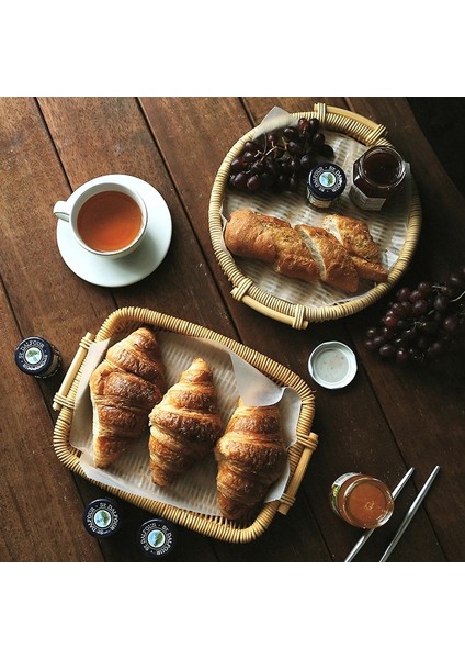 80A Stili Rattan Depolama Tepsisi Akşam Yemeği Kahve Kahvaltı Servis Ekmek Tepsisi Yuvarlak Dikdörtgen El Dokuma Saplı Yemek Sepeti Ev Dekorasyonu (Yurt Dışından) modelleri