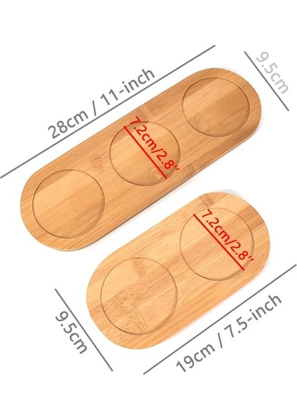 2 Boşluk Stili Biber Değirmeni Tepsisi, Bambu, Mutfak Gereçleri By Leeseph (Yurt Dışından) modelleri