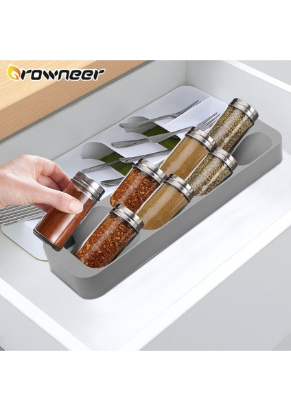 Baharatlık Gri Stil Çatal Bıçak Saklama Kutusu Tepsi Bıçak Tutucu Sofra Organizatör Kaşık Çatal Çekmece Saklama Kutusu Plastik Konteyner Bıçak Blok Tutucu (Yurt Dışından) indirimleri