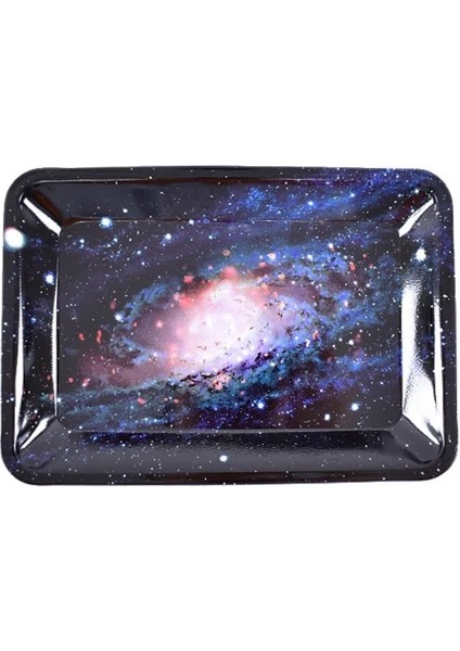 N Tarzı 180 * Etal Ot Yuvarlama Tepsileri 8.7 Inç Tütün Sigara Aracı Işlem Plakası Pembe Kız Astronot Desenli Tatlı Tepsisi (Yurt Dışından)