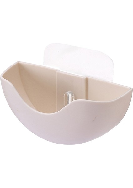 Beyaz Stil 1 Adet Yaratıcı Duvara Monte Karikatür Sabun Kutusu Plastik Drenaj Sepeti Tuvaletsiz Delikli Mutfak Depolama Sabun Kutusu (Yurt Dışından)