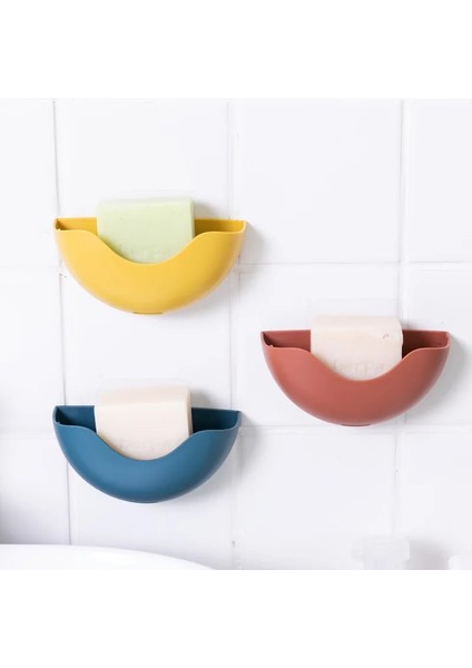 Beyaz Stil 1 Adet Yaratıcı Duvara Monte Karikatür Sabun Kutusu Plastik Drenaj Sepeti Tuvaletsiz Delikli Mutfak Depolama Sabun Kutusu (Yurt Dışından) fırsatları