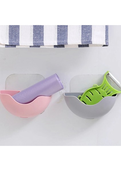 Beyaz Stil 1 Adet Yaratıcı Duvara Monte Karikatür Sabun Kutusu Plastik Drenaj Sepeti Tuvaletsiz Delikli Mutfak Depolama Sabun Kutusu (Yurt Dışından) indirimleri