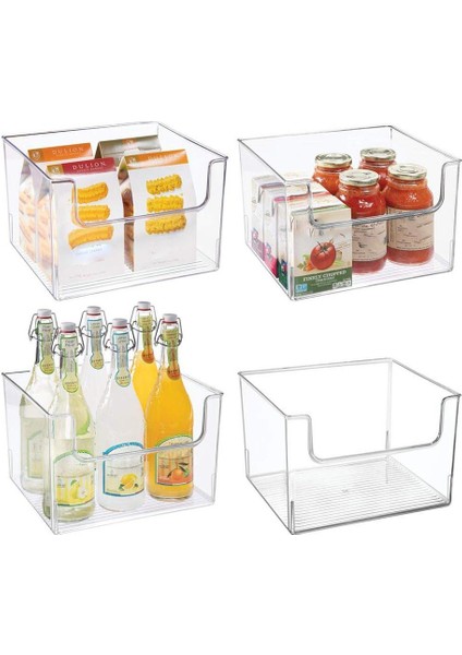 No.12 Tarzı Çok Mutfak Buzdolabı Dondurucu Space Saver Organizatör Ev Gıda Şeffaf Plastik Organizatör Konteyner Buzdolabı Saklama Kutuları (Yurt Dışından) modelleri