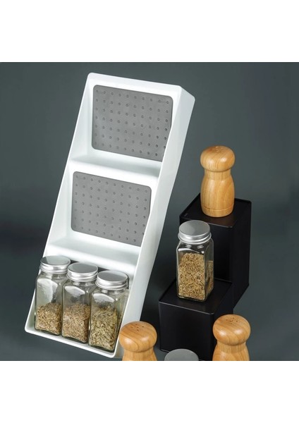 Geri Çekilebilir Raf Stili Geri Çekilebilir Baharat Şişesi Depolama Rafı Plastik Depolama Tepsisi Çekmece Organizatör 3 Katmanlı Baharat Rafı Mutfak Srorage Aksesuarları (Yurt Dışından) indirimleri