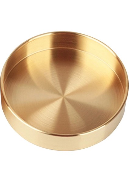 10CM Gül Altın Stili Bakır Yuvarlak Depolama Tepsisi Masa Metal Organizatör Küçük Nesne Gül Altın Takı Yemekleri Ev Dekorasyonu (Yurt Dışından)