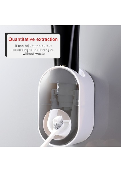 Menekşe Tarzı Otomatik Diş Macunu Dispenseri Duvara Montaj Standı Toz Geçirmez Diş Fırçası Tutucu Banyo Aksesuar Seti Sıkacağı Ev Depolama Rafı (Yurt Dışından) fırsatları