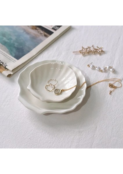 M Çapı 10.2cm Tarzı Seramik Tabak Yemek Takımı Kabuk Plaka Depolama Tepsileri Yaratıcı Tatlı Tabağı Yemek Tabağı Aperatif Meyve Saklama Tepsileri Batı Yemekleri (Yurt Dışından) modelleri