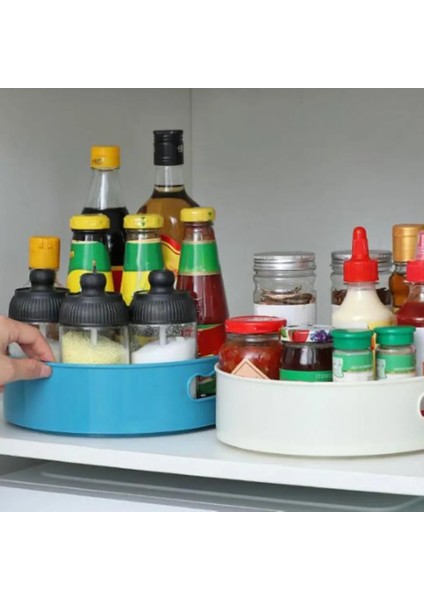 No.1 Tarzı Yenı 360 Rotasyon Kabine Organizatör Depolama Baharat Içecek Kozmetik Depolama Rafı Pet Şeffaf Pikap Mutfak Banyo Odası Için (Yurt Dışından) fiyatları