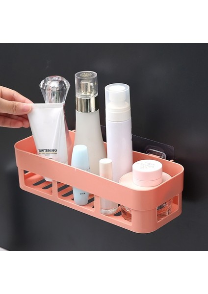 No.6 Tarzı Sektördikdörtgen Banyo Duvara Monte Raflar Yüzer Depolama Duş Asma Sepet Şampuanlık Mutfak Baharat (Yurt Dışından) fırsatları