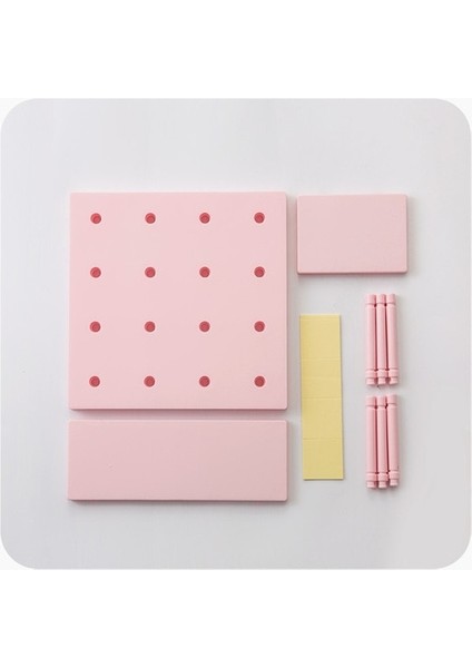 Pembe Stil 1 Takım Sevimli Banyo Duvar Yatak Odası Raf Ev Dekor Bebek Evi Aksesuarları Yumruk Ücretsiz (Yurt Dışından)