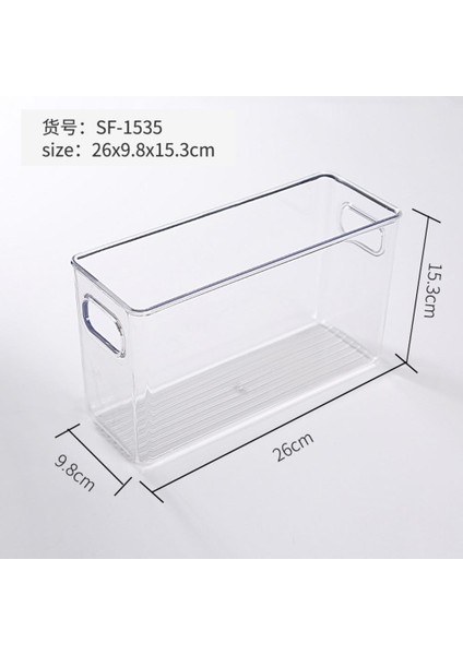 No.8 Stili Çok Mutfak Buzdolabı Dondurucu Space Saver Organizatör Ev Gıda Şeffaf Plastik Organizatör Konteyner Buzdolabı Saklama Kutuları (Yurt Dışından)