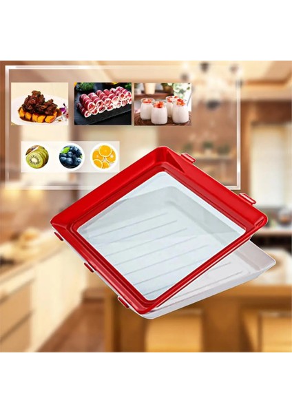 C-1pc Tarzı Reative Gıda Koruma Tepsisi Sihirli Elastik Film Toka Vakum Contası Yiyecekleri Taze Tutar Mutfak Aletleri (Yurt Dışından) indirimleri