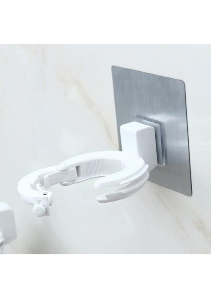 Banyo Duvara Monte Şampuan Şişesi Raf Duş Jeli Raf Tutucu Destek Braketi Kendinden Yapışkanlı Raflar Askı Gadget (Yurt Dışından)