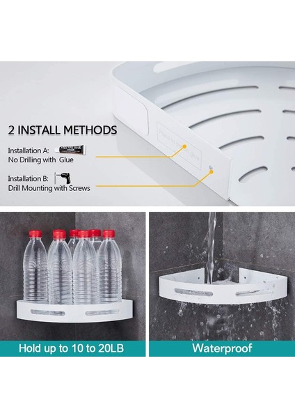 1 Adet Siyah Stil Alüminyum Depolama Rafları Banyo Duş Caddy Köşe Rafı 4 Kancalı Tuvalet Mutfak Düzenleyici Yapıştırıcı Yok Sondaj Rafları (Yurt Dışından) modelleri