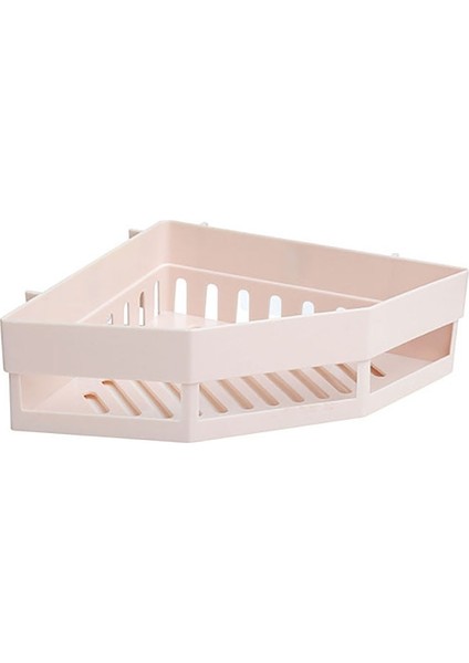 Beyaz Stil Traceless Üçgen Banyo Rafları Duş Köşe Rafı Şampuan Depolama Rafı Banyo Sepeti Tutacağı Organizatör Duş Rafı (Yurt Dışından) fırsatları