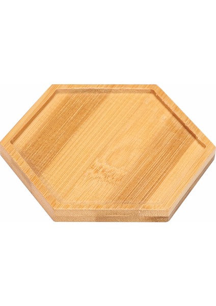 B Tarzı Etli Bonsai Ekran Açık Ev Dekor Dıy Craft Tatlı Depolama Plakası Bambu Tepsi Bahçe Kolay Temiz Servis Bitki Standı Fincan (Yurt Dışından)