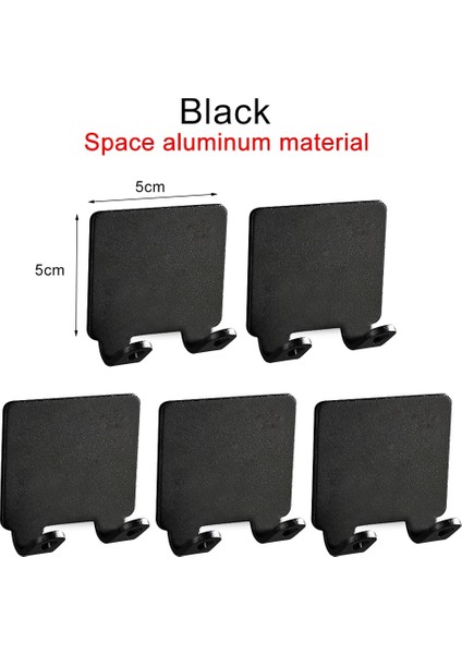 Siyah 5 Adet Stili Yazın Pcs Punch Ücretsiz Tıraş Jilet Tutucu Erkekler Tıraş Makinesi Depolama Kanca Duvar Raf Banyo Jilet Raf Duvar Mutfak Aksesuarları (Yurt Dışından)